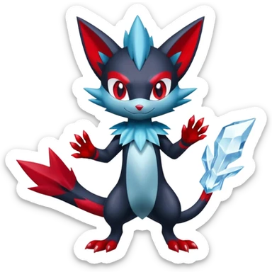  Weavile-Sneasel-hybrid (Full body) sticker