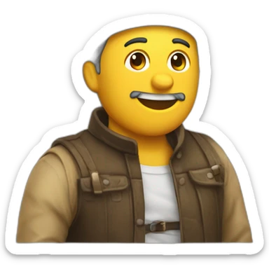 Vendedor de cupones de la Once  sticker