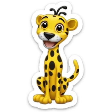 Marsupilami sticker
