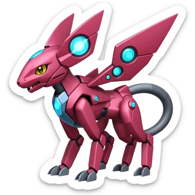 Vikavolt-Peppercat-Koraidon-Genesect-Miraidon-fusion, full body sticker