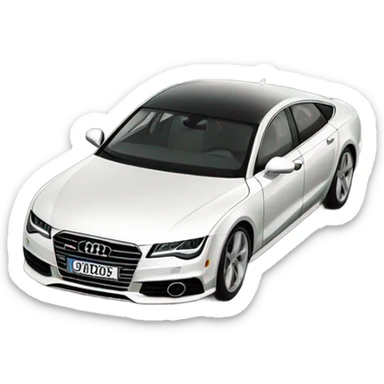heading your way in an audi a7 sticker