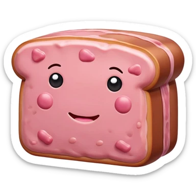 kawaii style SPAM MEAT painting  sticker