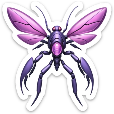 Vikavolt-Genesect-fusion sticker