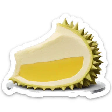 cake durian sticker