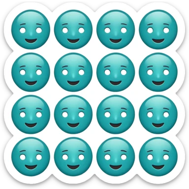 emoji pack, Minimalist outline icon, monoline style, thin clean contour, no shading, no gradients, transparent background, vector style, centered composition, flat design, elegant, premium, modern, color palette: aqua teal #40B2D6 and slate gray #2F3B3E, no text, no background, 512x512 sticker