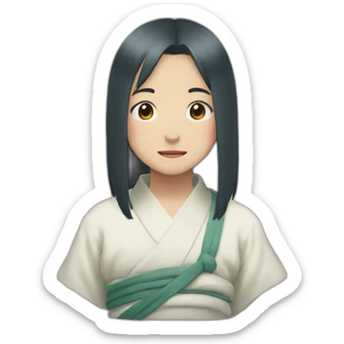 Spirited away haku sticker