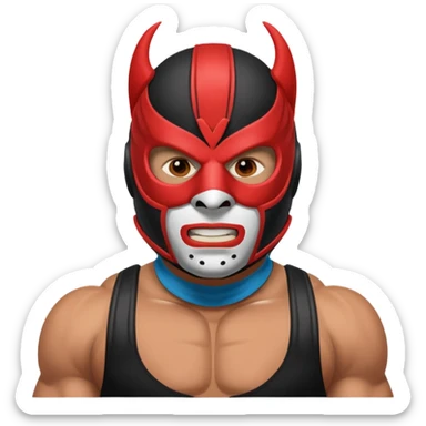 luchador bane sticker
