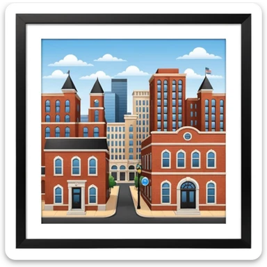 Arkansas historical downtown sticker