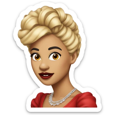 Tessa Francis Netting is an actress, YouTuber, host, and all around geek. She began her professional career donning a tutu onstage in the Original Broadway BLONDE. red lipstick sticker