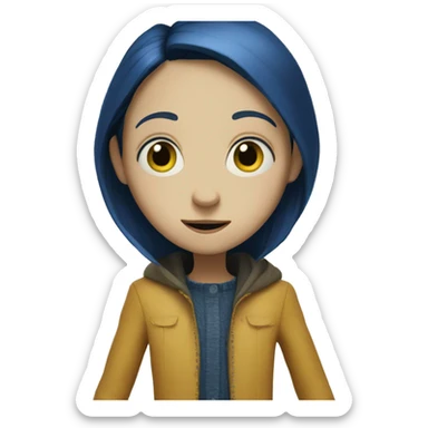 Coraline sticker