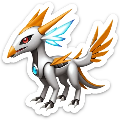 Meloetta-Latias-Wargreymon-Protogen-Pokémon-Digimon-Fakémon-fusion-hybrid-creature sticker