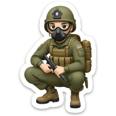 soldier-crouching-with-tactical-mask sticker