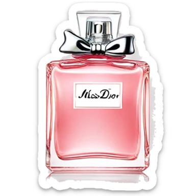 Miss dior perfume sticker