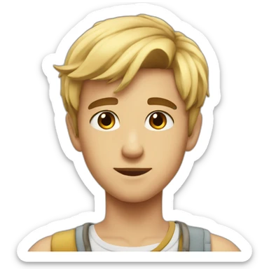 Adolescent trop beau sticker