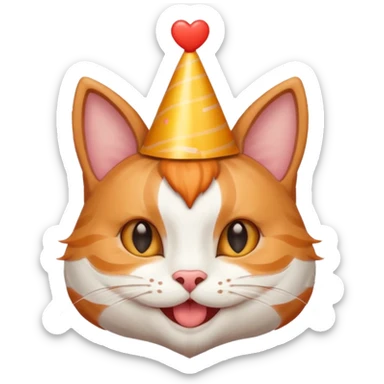 Give me a random emoji  to make the popular emoji cats   it has to have horns like the hearts have to be the ears, but give me a accessory ideas, give me some emoji accessory I dirt that could help sticker
