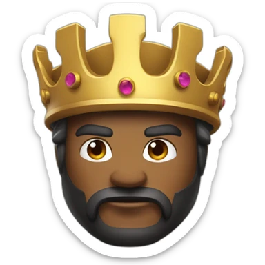 Clash royal King sticker