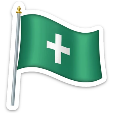 A savoy flag sticker