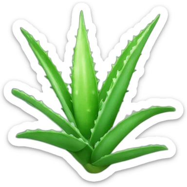 aloe vera leaf sticker
