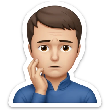 charlie kirk holding his neck with his left hand in pain sticker