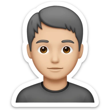 Generate silhouette of a human, not specific to any gender. Don't add eyes or hair. make it gray with a dark gray outline. sticker