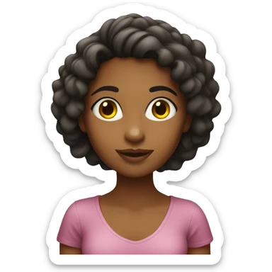 Brazilian girl sticker