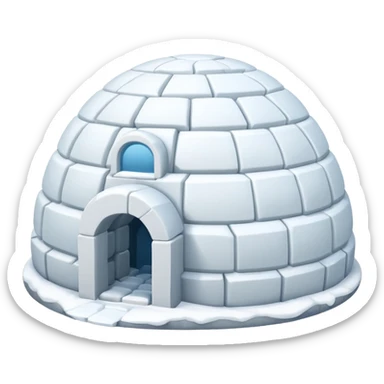 different type of igloo  sticker