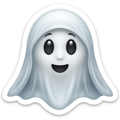 I need a spirit emoji like a ghost but very whispy and airy looking  sticker