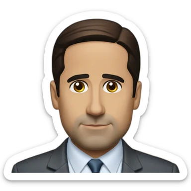 michael scott parkout sticker