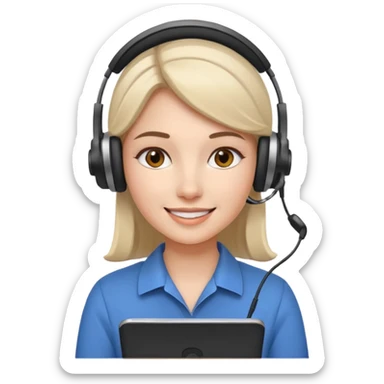 emoji clean girl qui travaille sticker