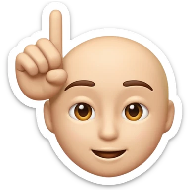 Emoji apontando para a tela igual a esse “🫵🏻” sticker