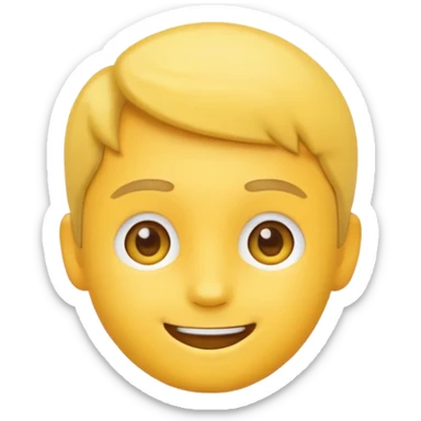 Emoji kleiner mann sticker