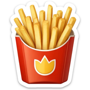 Porzione di patatine media  sticker
