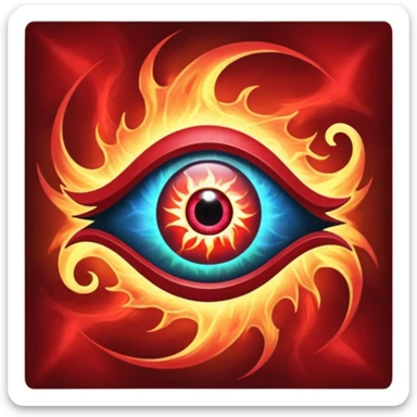 Eye of chaos warhammer sticker