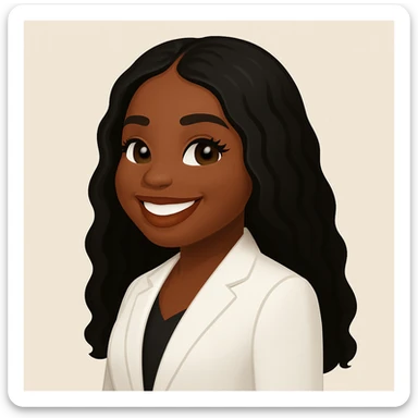 turn the second man in emoji style of the 1st image, match the facial features and match dressing style of the 2nd image, she is wearing white suit side pose sticker