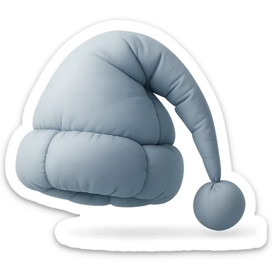 sleep cap in cushion style sticker