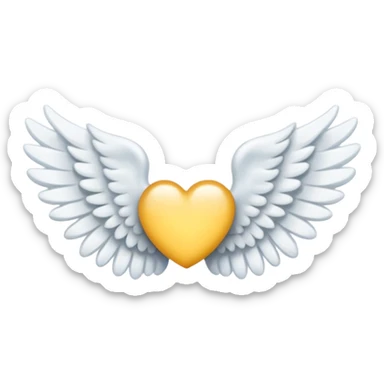 Angel wing, cozy sticker