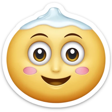 Un savon avec des gros yeux et un sourire sticker