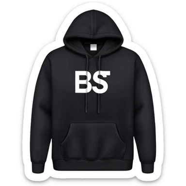 Add BST letters on hoodie sticker