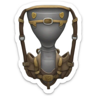 A device that inspires individuals to make ultimate sacrifices for the protection of their communities and that is worn around their body. sticker