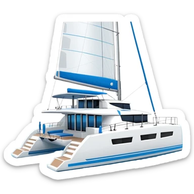 Make me a lagoon 43 catamaran sticker