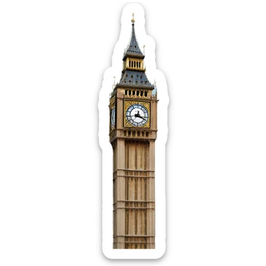 Big ben london sticker