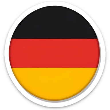 Make a flat color, red yellow and black Look like Germany. Just With The Colors, I, Give It To You And The Sammi order. sticker