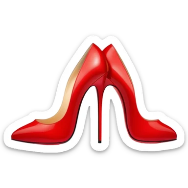 Louboutin heels sticker