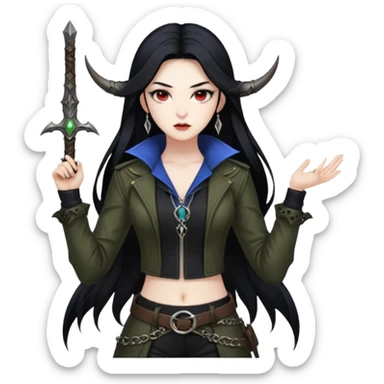 Kpop demon hunters Rumi sticker