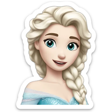Elsa reine des neiges sticker