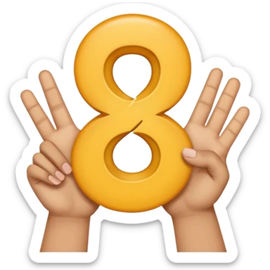 replace the ice cream with the numbers 6 and 7 holding his hands doing this emoji 🫴 and the left is the same emoji but flipped sideways then make the emojis 6️⃣7️⃣ go in each so six gos in the left hand and seven goes in the right hand now make the last picture have a 7 in the right hand sticker