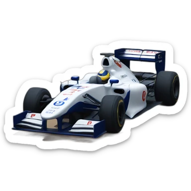 Williams F1 race car sticker
