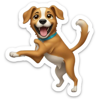 dancing-dog sticker