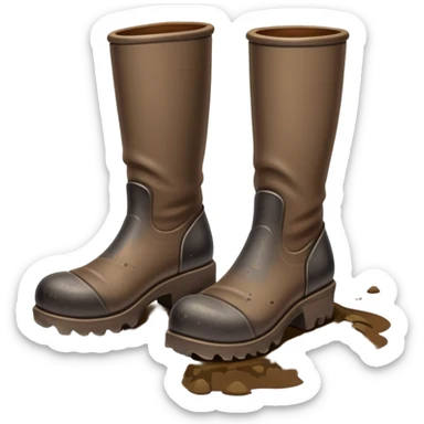 Stomping feet sticker