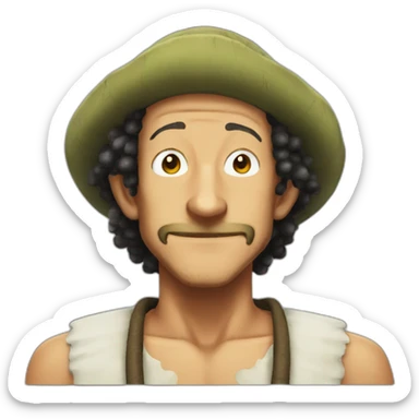 Usopp tall nose sticker